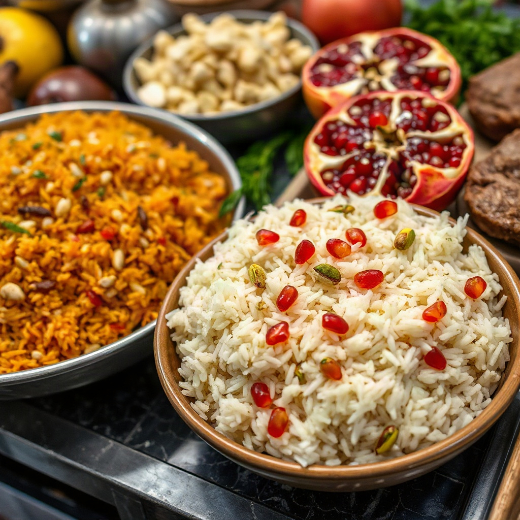 Persian rice recipes · heat