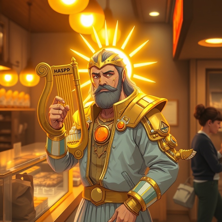 I Bought Bread Before the Prophecies Loaded · Day 6 · Neon bakery breakfast