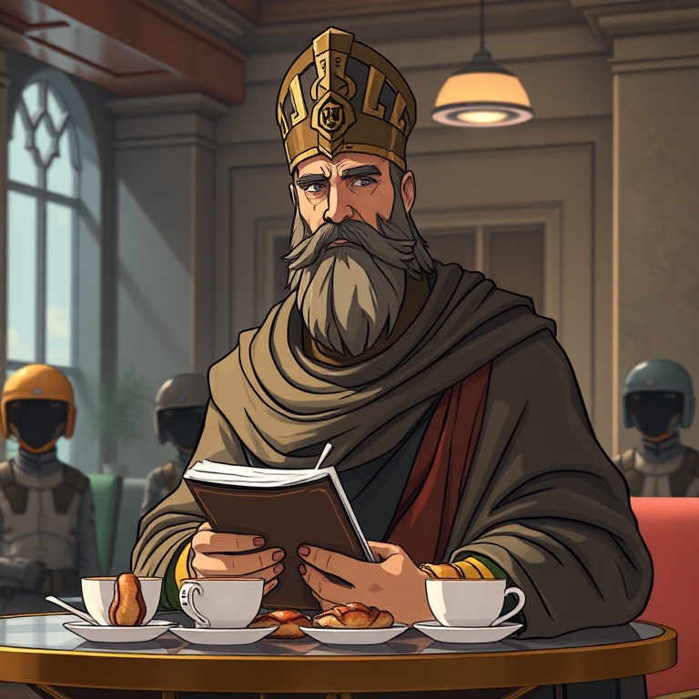 I Went to a Gods Meeting and Brought Snacks · Day 7 · Council coffee run