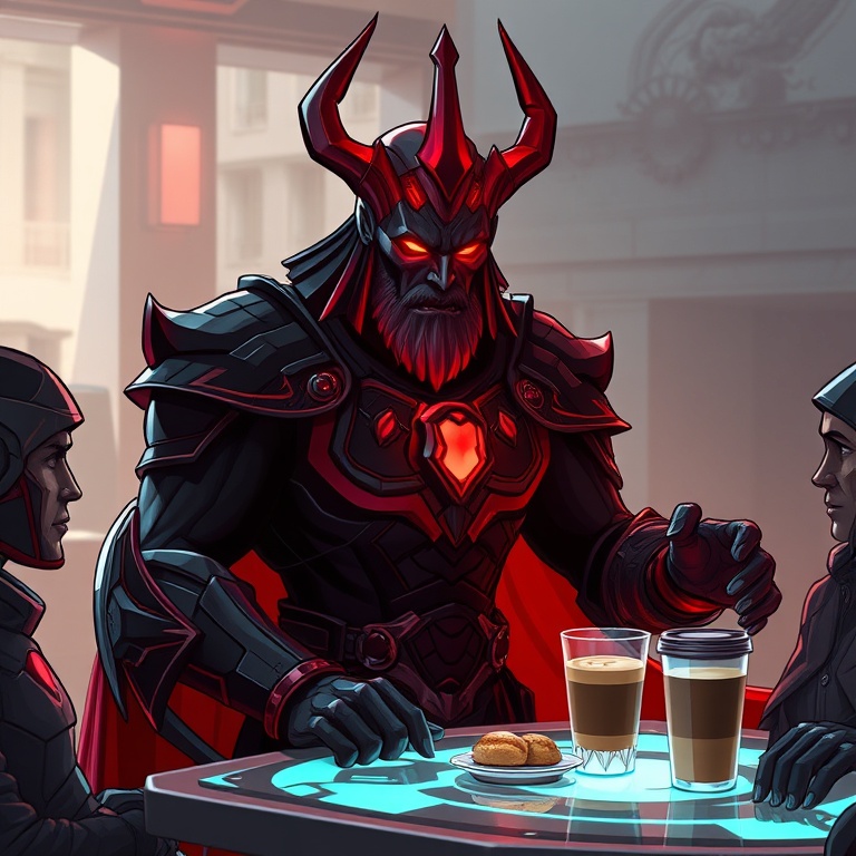 I Went to a Gods Meeting and Brought Snacks · Day 8 · Council coffee run