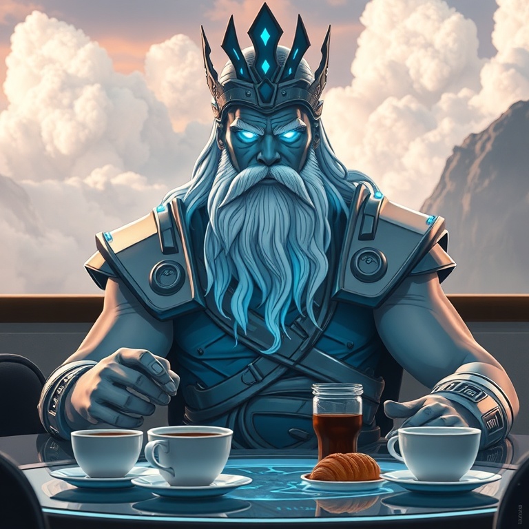 I Went to a Gods Meeting and Brought Snacks · Day 9 · Council coffee run