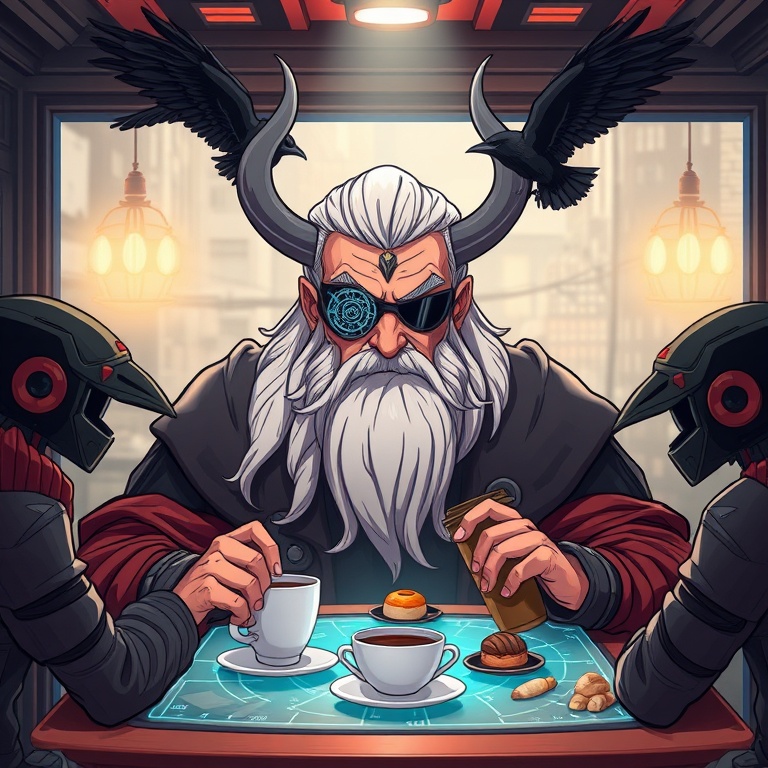 I Went to a Gods Meeting and Brought Snacks · Day 9 · Council coffee run