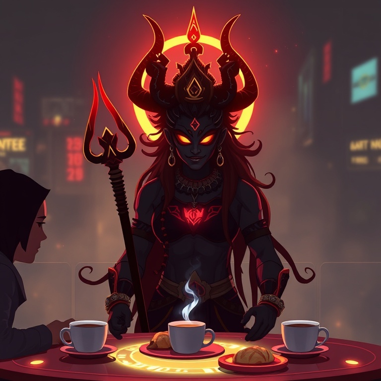 I Went to a Gods Meeting and Brought Snacks · Day 9 · Council coffee run