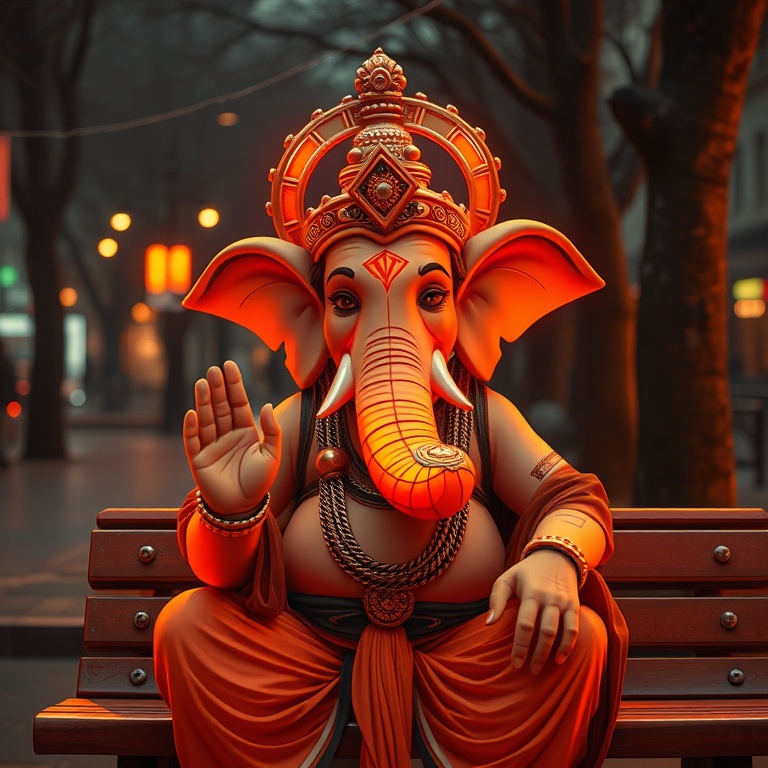 Ganesha · street corner where