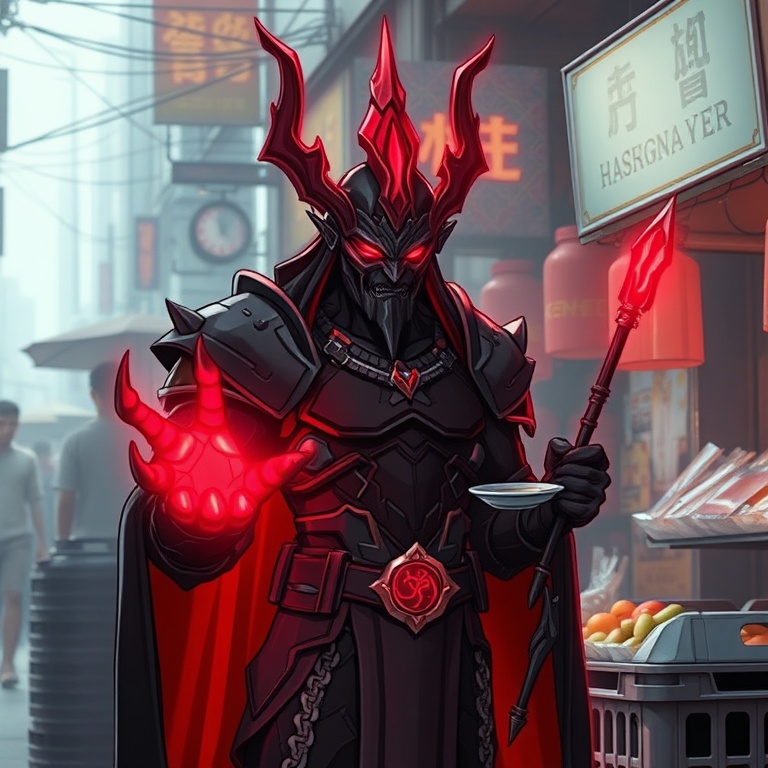 Hades · noodle stall that