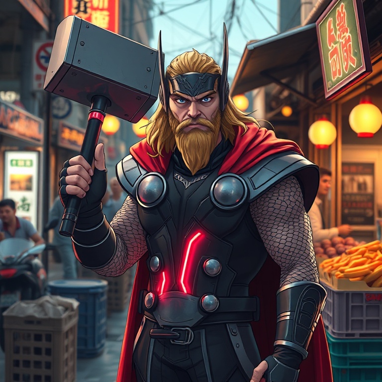Thor · market stool under