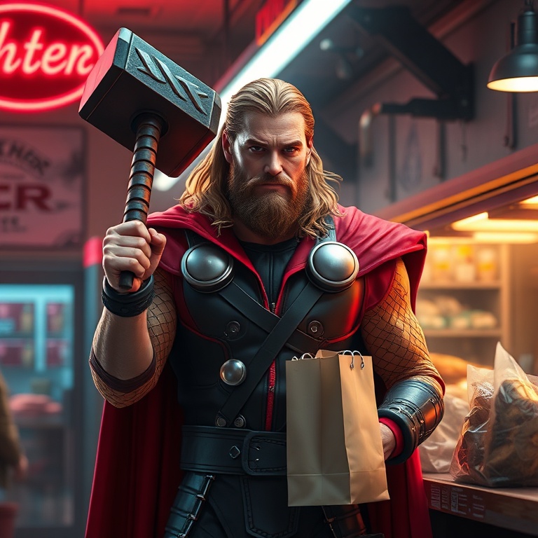 Thor · corner cafe in