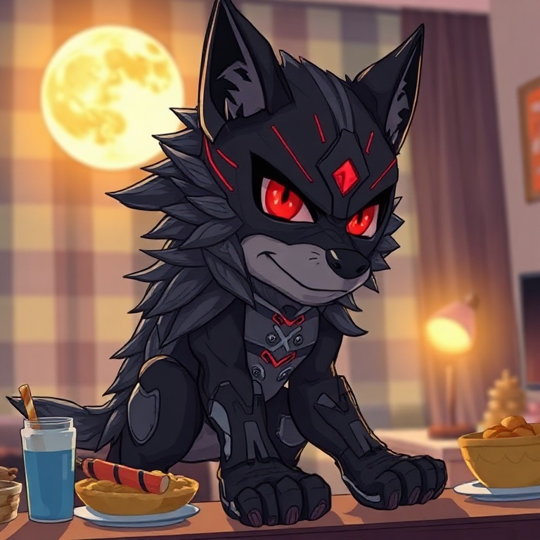 Fenrir-X · kitchen while someone