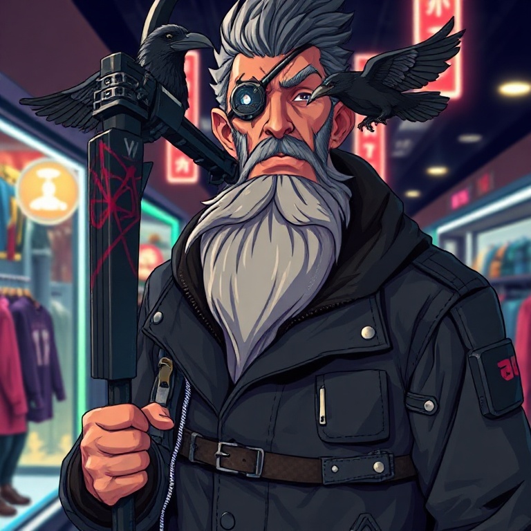 Odin · mall aisle that