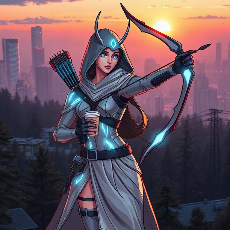 Artemis · skyline before dawn