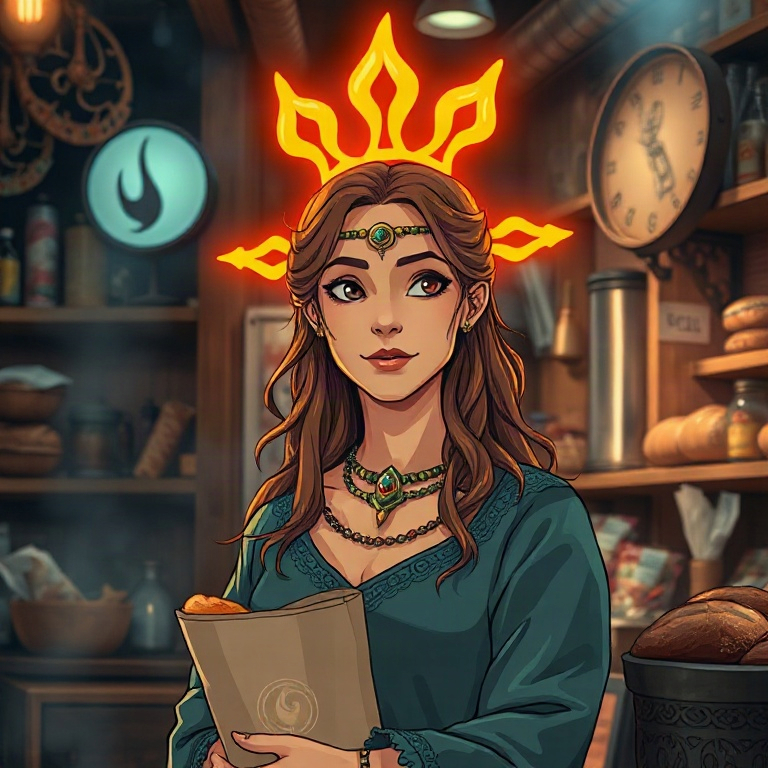 Brigid · corner cafe in