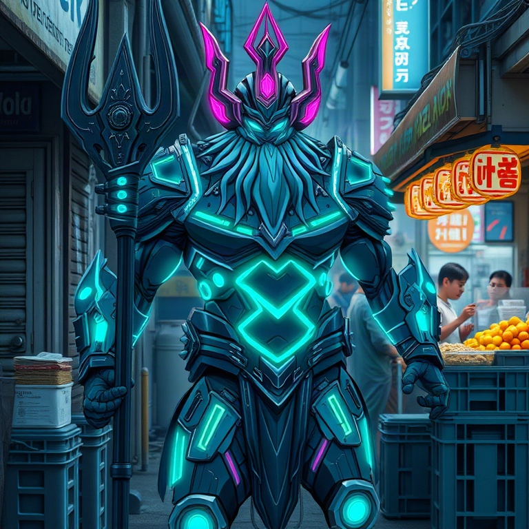 Poseidon · noodle stall that
